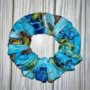 $7ea or 3/$15 Ocean sea turtles hair scrunchie new
